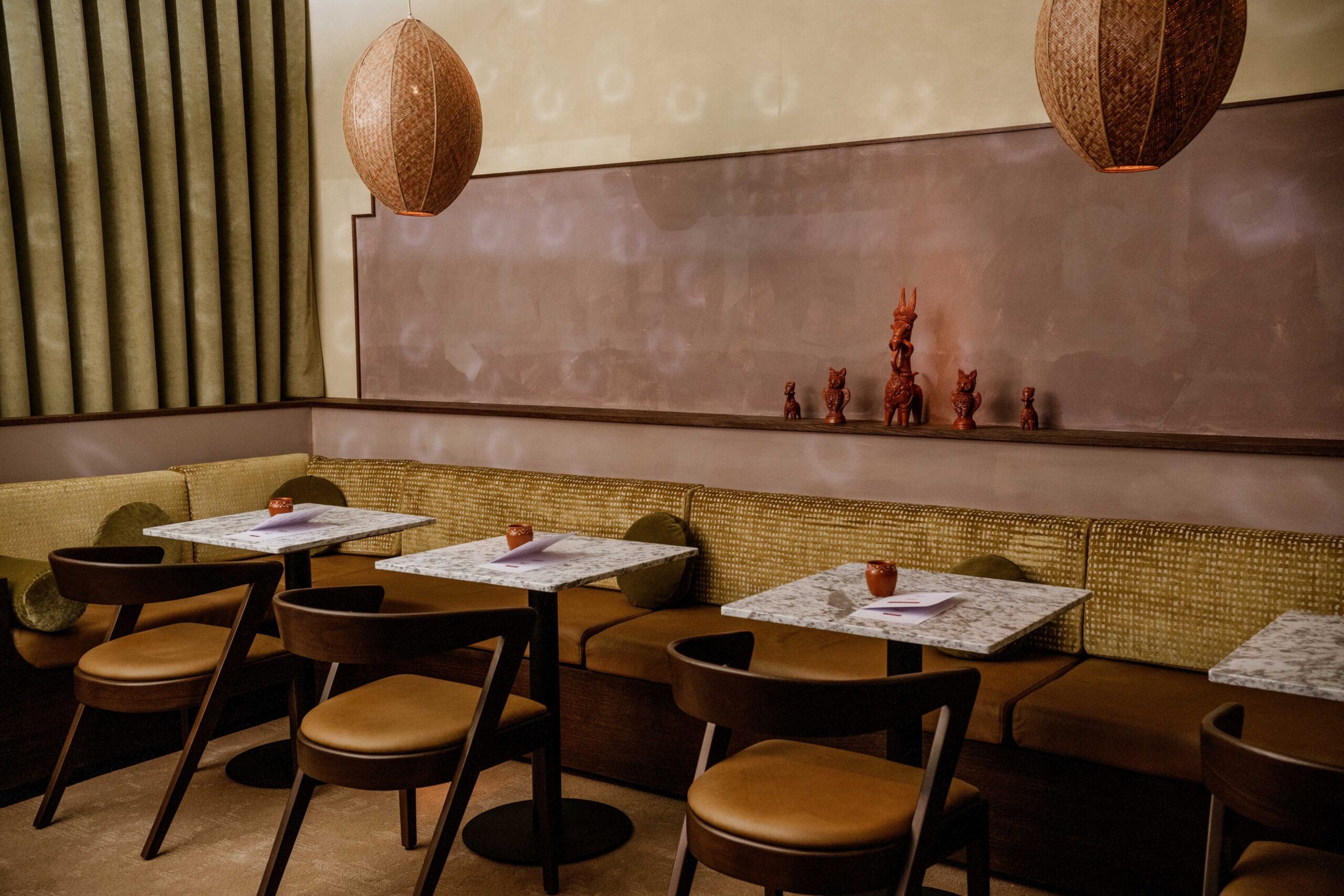 cocktail bar in central london interior